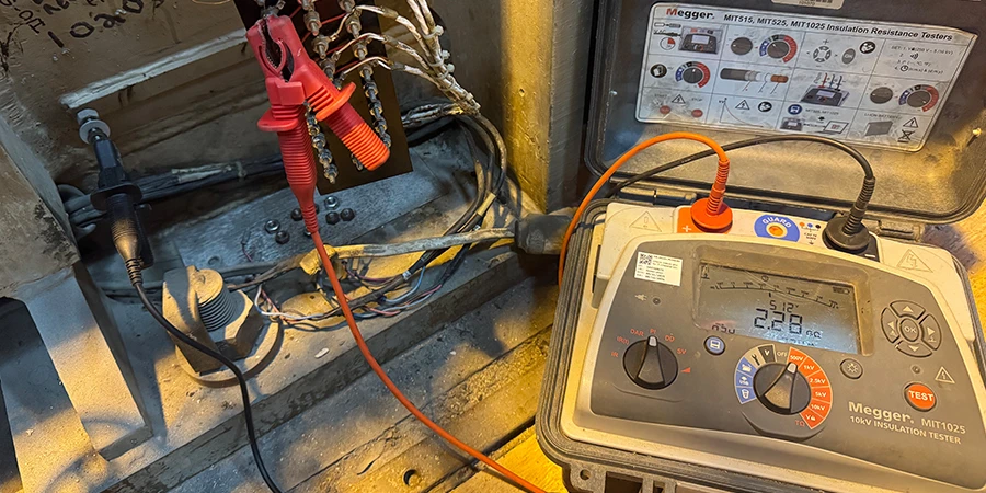 Generator Stator RTD Testing: Function & 500V Megger Test